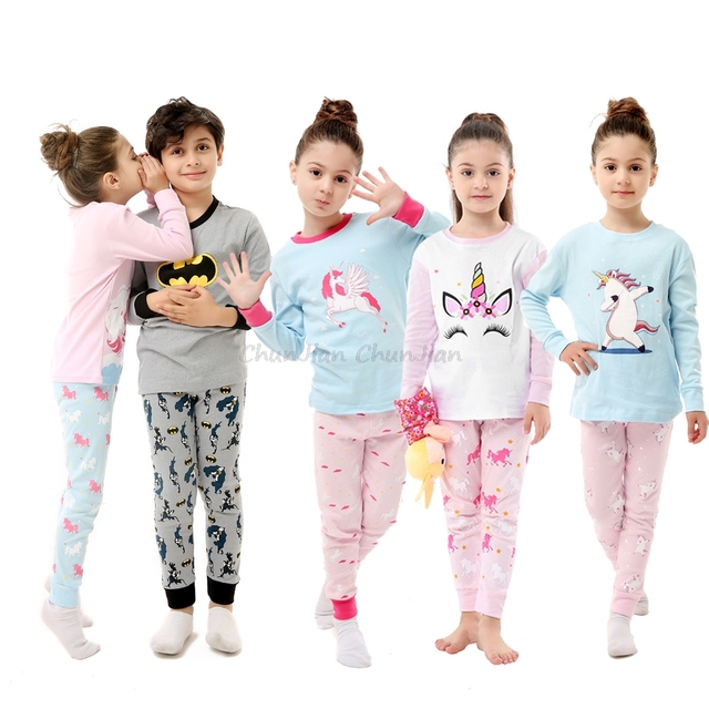 Zestaw 2 sztuk letnich piżam satynowych dla dziewczynek 3-14 lat - Wianko - 15