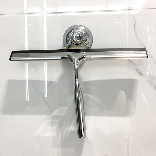 Ściągaczka silikonowa do prysznica i lustra ze stali nierdzewnej - Wianko - 13