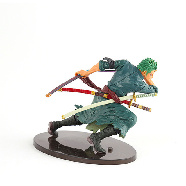 Figurka akcji Zoro GK Roronoa, model postaci z anime 18cm, bitwa Ver. PVC - wysoka jakość i dekoracyjna zabawka do kolekcji i na stół - Wianko - 6