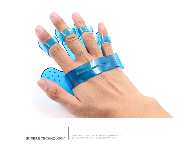 Rękawica do pielęgnacji dla psa - plastikowa dłoń w kształcie pięciopalczastej szczotki - Wianko - 15
