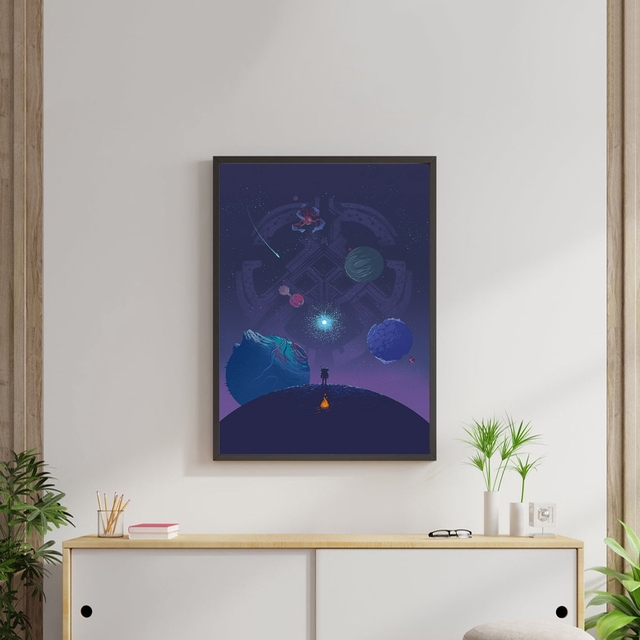 Plakat zewnętrznych wildów planet - projekt gra wideo - sztuka malarstwo plakat obraz dekoracja ściany - salon Home Decor (bez ramki) - Wianko - 4