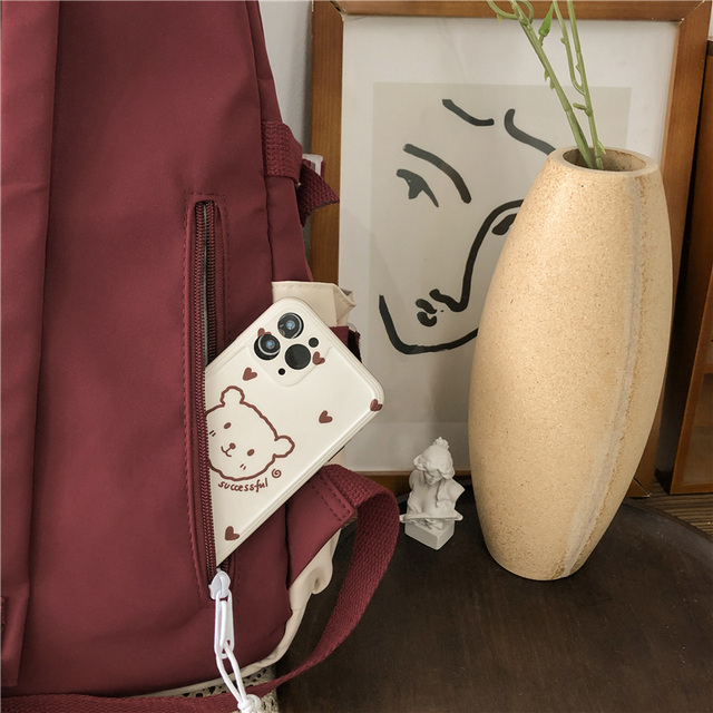 Wodoodporny plecak EnoPella dla kobiet, nastolatek i dziewczyn - model Kawaii BookBag z miejsce na laptopa i słodkim designem - Wianko - 24