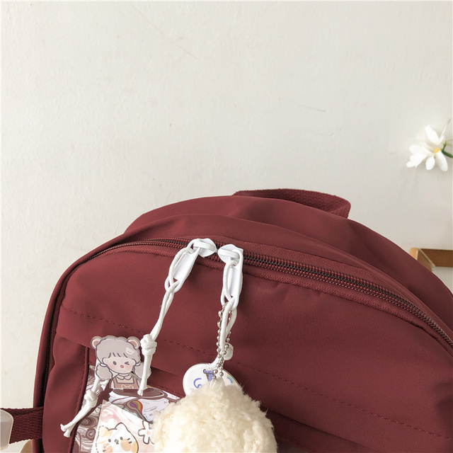 Wodoodporny plecak EnoPella dla kobiet, nastolatek i dziewczyn - model Kawaii BookBag z miejsce na laptopa i słodkim designem - Wianko - 23