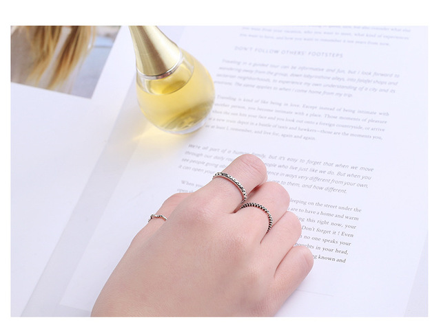Srebrny pierścień tajski 925 o otwartym wzorze dla kobiet - Wianko - 4