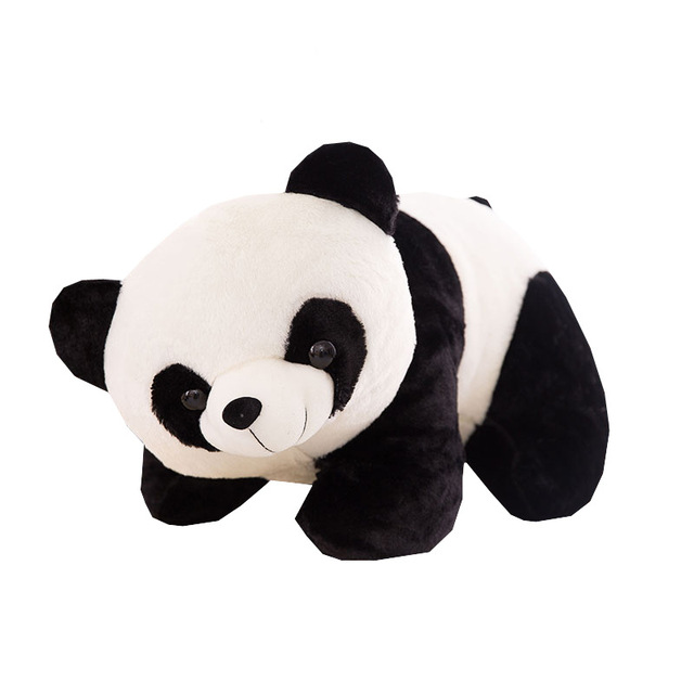 Śliczna duża pluszowa panda do spania - zabawka kreatywna z modnymi filmowymi lalkami dla dzieci na wakacje i urodziny (Ekskluzywny prezent) - Wianko - 5