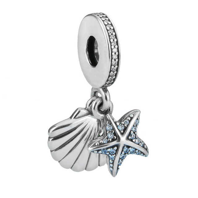 Krab wisiorek z koralikami Pandora na bransoletkę - moda lato morze 925 srebro dla kobiet - Wianko - 50