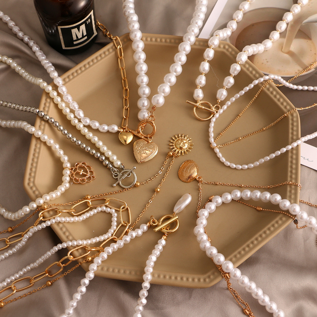 Naszyjnik ZOVOLI Vintage Pearl Choker - moda, elegancja i imitacja białej perły - Wianko - 5