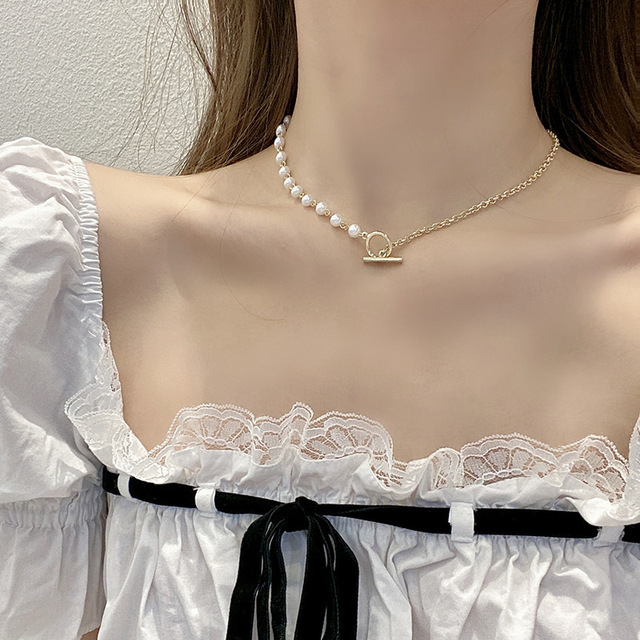 Naszyjnik ZOVOLI Vintage Pearl Choker - moda, elegancja i imitacja białej perły - Wianko - 9