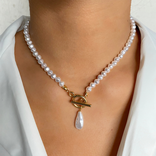 Naszyjnik ZOVOLI Vintage Pearl Choker - moda, elegancja i imitacja białej perły - Wianko - 12