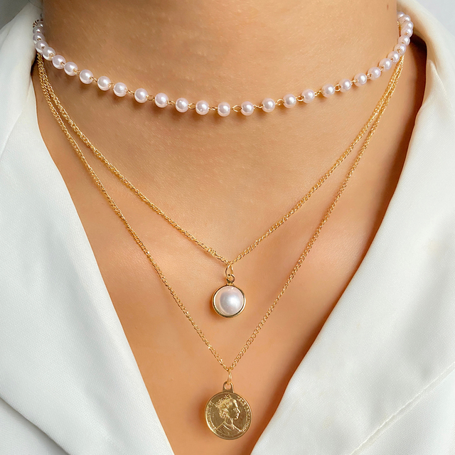 Naszyjnik ZOVOLI Vintage Pearl Choker - moda, elegancja i imitacja białej perły - Wianko - 10
