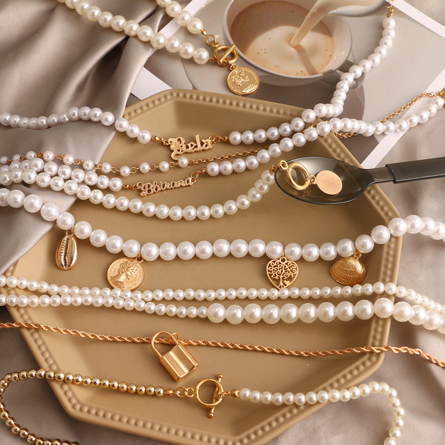 Naszyjnik ZOVOLI Vintage Pearl Choker - moda, elegancja i imitacja białej perły - Wianko - 4