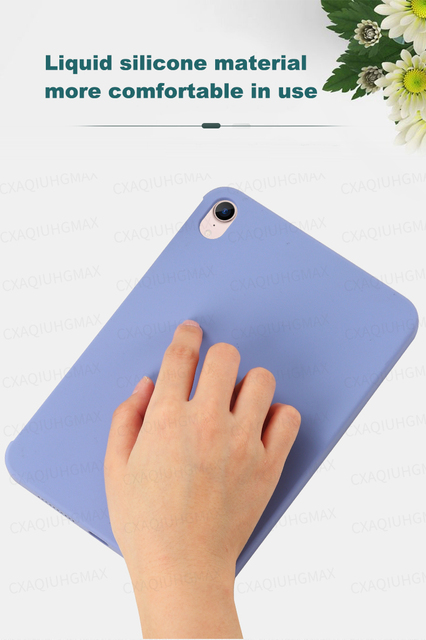 Oryginalny pokrowiec silikonowy na iPad mini 2021 8.3 cala z gniazdem na długopis i funkcją ładowania - Wianko - 8
