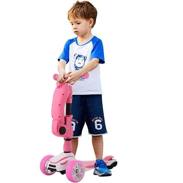 Hulajnoga dziecięca regulowane stopy, 3 koła, unisex, miasto, rolki, deskorolka - prezenty, zabawki dla dzieci - Wianko - 6