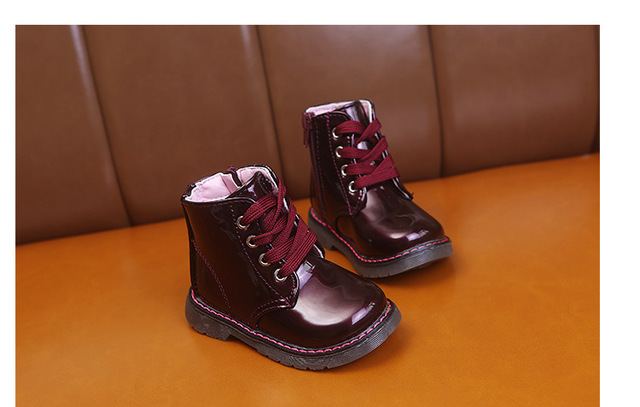 Buty dziecięce Martin dla małych średnich chłopców i dziewcząt, miękkie jesienne zimowe buty odporne na wodę - Wianko - 8