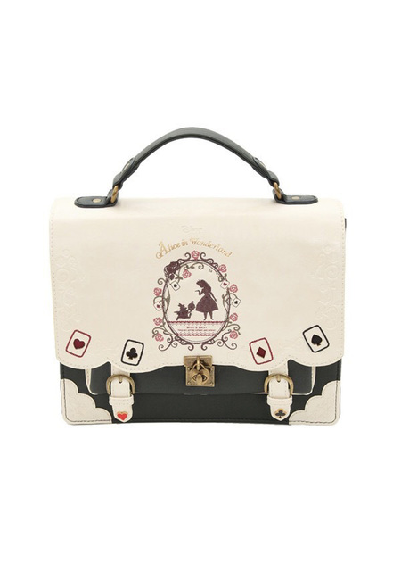 Plecak vintage Alicja w krainie czarów ze skórzaną sylwetką - Wianko - 10