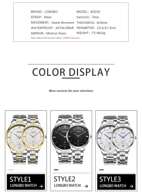 Mężczyźni zegarek kwarcowy marki Top Quality - stalowy pasek, ultra-cienki (80230) - Wianko - 5