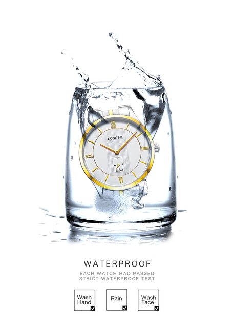 Mężczyźni zegarek kwarcowy marki Top Quality - stalowy pasek, ultra-cienki (80230) - Wianko - 6