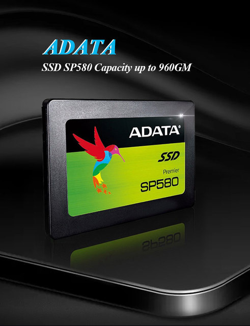 Dysk SSD ADATA SP580, 2.5 cala, SATA III, wewnętrzny, 120GB, 240GB, 480GB, 960GB - Wianko - 1