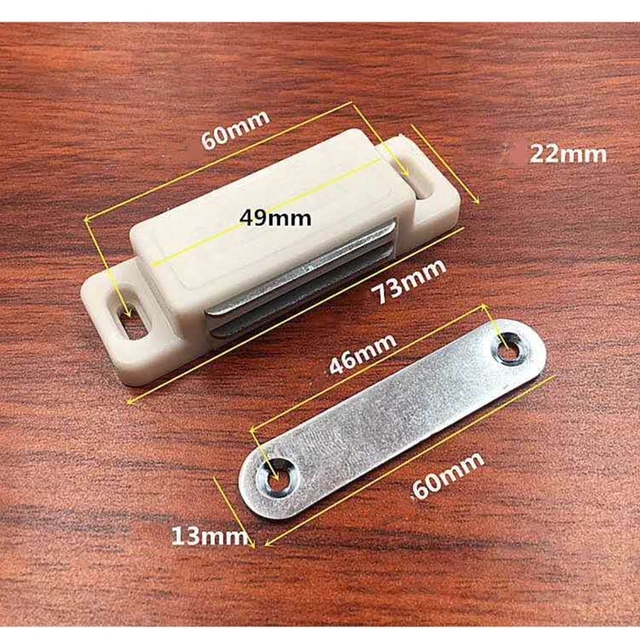 Zatrzask magnetyczny Heavy Duty do niewidocznych mebli i szafek - ultracienki, mocny magnes - Wianko - 3