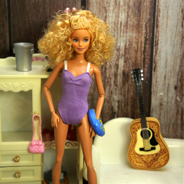 Sukienka kąpielowa do samodzielnego wykonania dla lalki Barbie - modne ubrania i dodatki dla dzieci - Wianko - 16