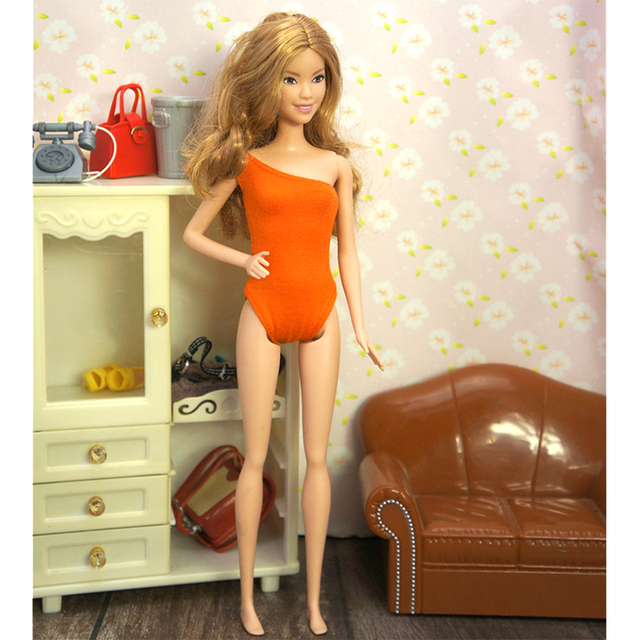 Sukienka kąpielowa do samodzielnego wykonania dla lalki Barbie - modne ubrania i dodatki dla dzieci - Wianko - 13