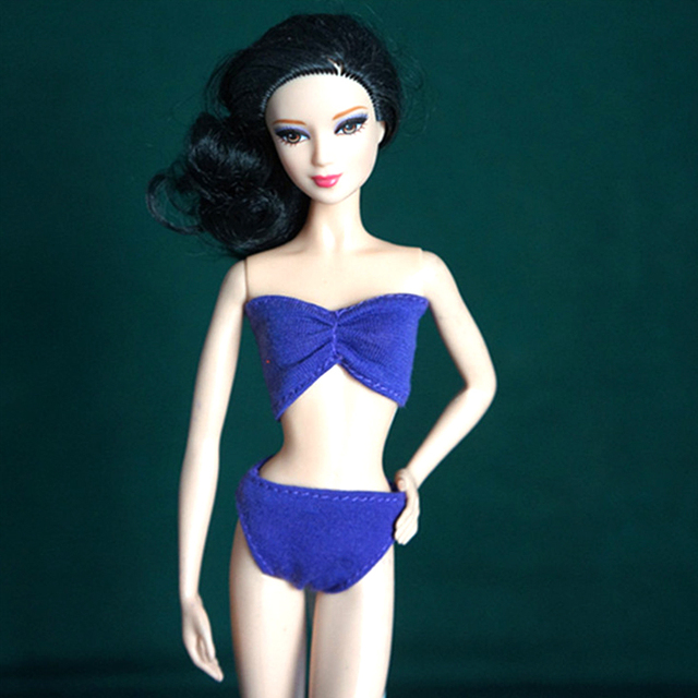 Sukienka kąpielowa do samodzielnego wykonania dla lalki Barbie - modne ubrania i dodatki dla dzieci - Wianko - 7