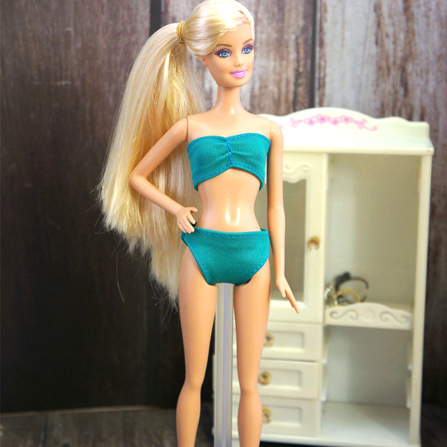 Sukienka kąpielowa do samodzielnego wykonania dla lalki Barbie - modne ubrania i dodatki dla dzieci - Wianko - 8