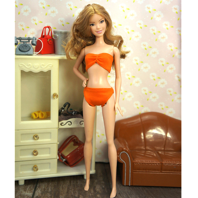 Sukienka kąpielowa do samodzielnego wykonania dla lalki Barbie - modne ubrania i dodatki dla dzieci - Wianko - 12