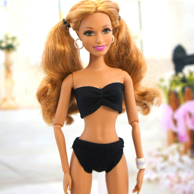 Sukienka kąpielowa do samodzielnego wykonania dla lalki Barbie - modne ubrania i dodatki dla dzieci - Wianko - 10