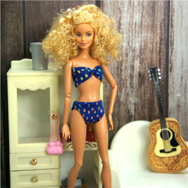Sukienka kąpielowa do samodzielnego wykonania dla lalki Barbie - modne ubrania i dodatki dla dzieci - Wianko - 19