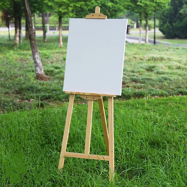 Artystyczne płótno do malowania na desce drewnianej ramie, biały kwadrat o pustym wnętrzu, idealne na olej i farby akrylowe - Wianko - 7