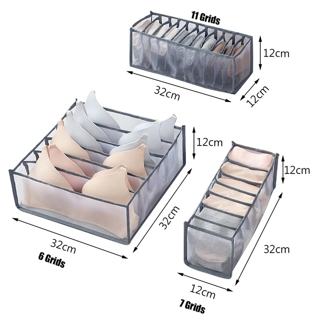 Organizer biustonoszy do szuflady - szufladka na bieliznę, szaliki i skarpetki - Wianko - 4