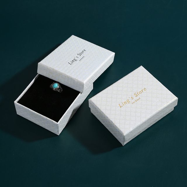 Personalizowane pudełko na biżuterię z własnym logo 5x8cm - doskonałe opakowanie prezentów, wystawianie 32 sztuk - Wianko - 2