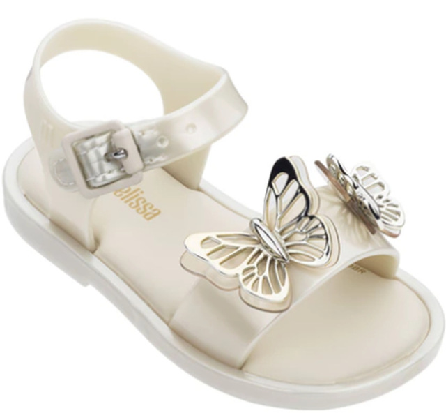 Dziewczęce galaretki Mini Melissa - nowe letnie sandały MN029 dla księżniczki z motylem - Wianko - 7