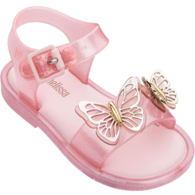 Dziewczęce galaretki Mini Melissa - nowe letnie sandały MN029 dla księżniczki z motylem - Wianko - 9