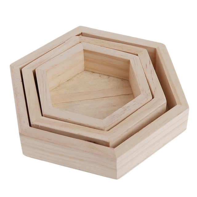 Stojak na naszyjniki drewniany Hexagon 2020 - Wianko - 6