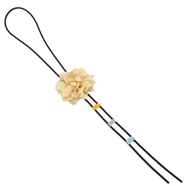 Naszyjnik z wisiorkiem Khaki UKEBAY - długi, drewniany dodatek handmade z łańcuchem gumowym dla kobiet na wieczorne wyjścia i specjalne okazje - Wianko - 9