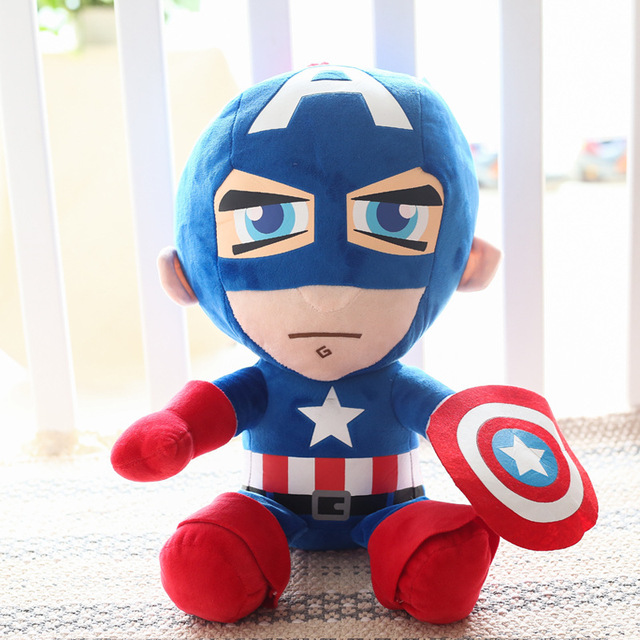 26cm pluszowe zabawki Avengers: Spider-Man, Kapitan Ameryka, Żelazny Człowiek - superbohaterowa kolekcja dla dzieci (Film & TV) - Wianko - 3