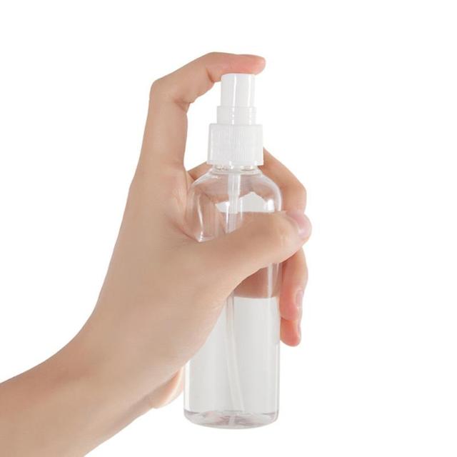 Podróżne butelki wielokrotnego użytku z rozpylaczem - przeźroczyste tworzywo sztuczne, 30/50/100 ml - Wianko - 4
