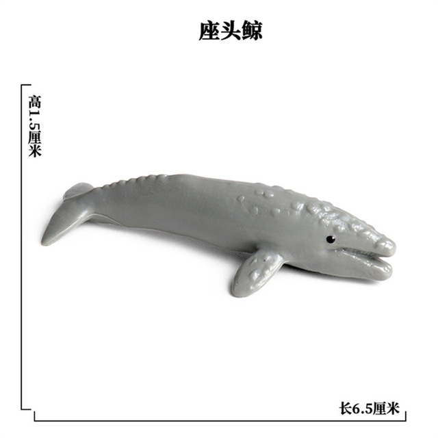 Nowe figurki postaci żółw delfin rekin krab akwarium ocean edukacja zabawka - Wianko - 10
