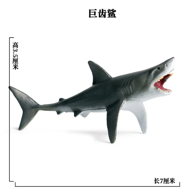 Nowe figurki postaci żółw delfin rekin krab akwarium ocean edukacja zabawka - Wianko - 11