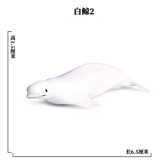 Nowe figurki postaci żółw delfin rekin krab akwarium ocean edukacja zabawka - Wianko - 3