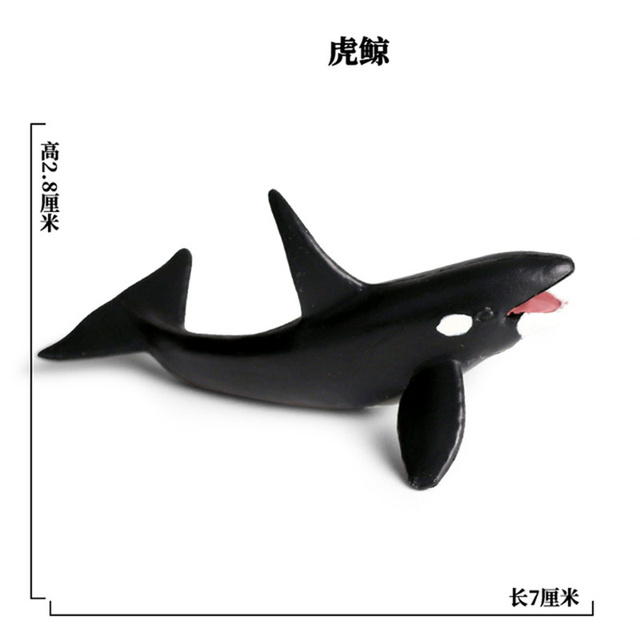 Nowe figurki postaci żółw delfin rekin krab akwarium ocean edukacja zabawka - Wianko - 26