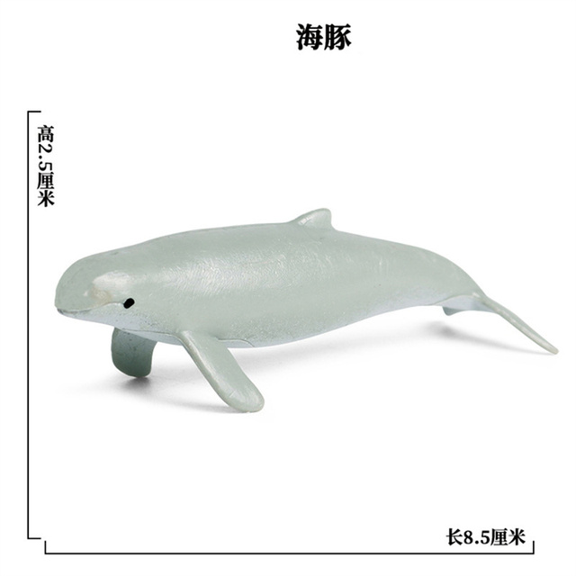 Nowe figurki postaci żółw delfin rekin krab akwarium ocean edukacja zabawka - Wianko - 16