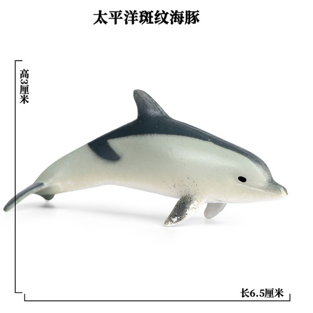 Nowe figurki postaci żółw delfin rekin krab akwarium ocean edukacja zabawka - Wianko - 22
