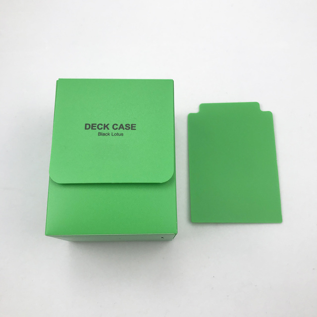 Przenośny czarny lotos schowek na 2 sztuki karty do gry, zestaw futerałów MTG Case i karty kolekcjonerskie TCG Deck dla magii/PKM/Yugioh - Wianko - 16