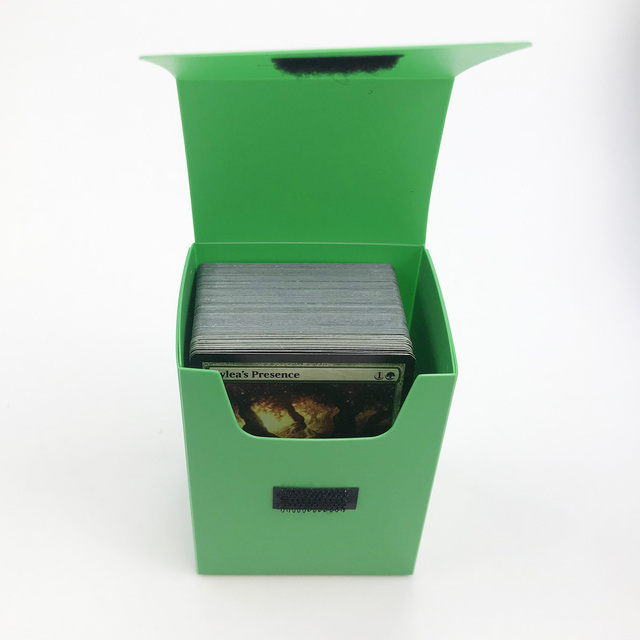 Przenośny czarny lotos schowek na 2 sztuki karty do gry, zestaw futerałów MTG Case i karty kolekcjonerskie TCG Deck dla magii/PKM/Yugioh - Wianko - 13