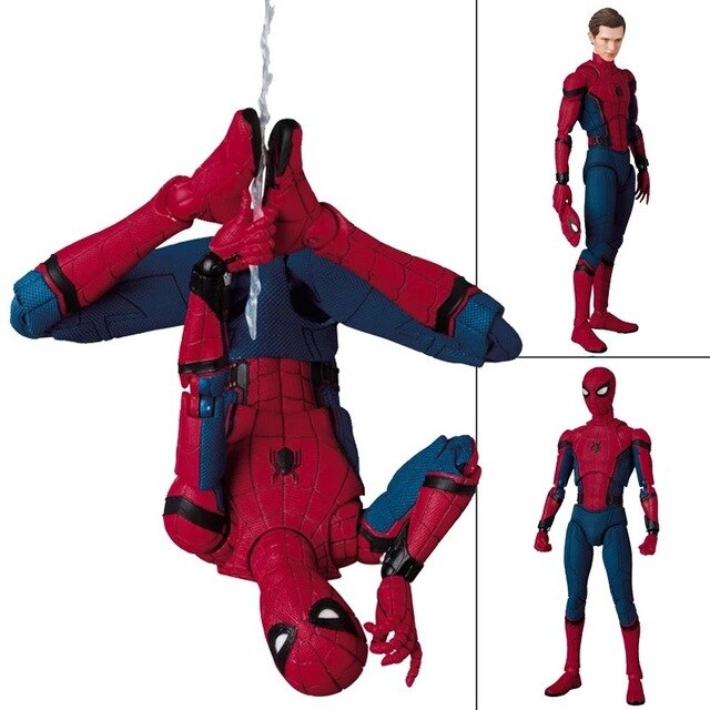 Figurka Spiderman Marvel - Model postaci pcv z ruchomymi stawami - Avengers Spider-Man - kolekcjonerskie lalki świąteczne dla dzieci - Wianko - 7