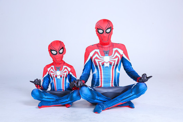 Zestaw kostiumu Cosplay Disney Marvel: Człowiek-pająk, Deadpool (dzieci, dorośli) - Wianko - 17