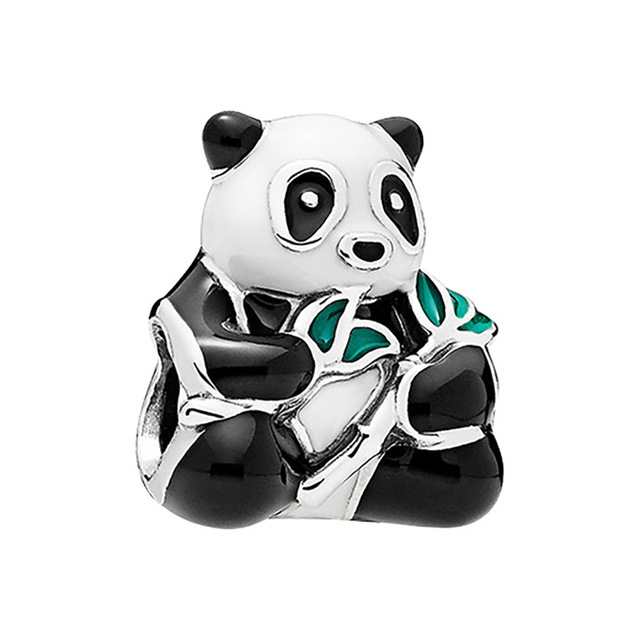 Nowa Panda niedźwiedź para duch koń jednorożec - srebrne koraliki DIY do biżuterii Pandora Charms - Wianko - 6